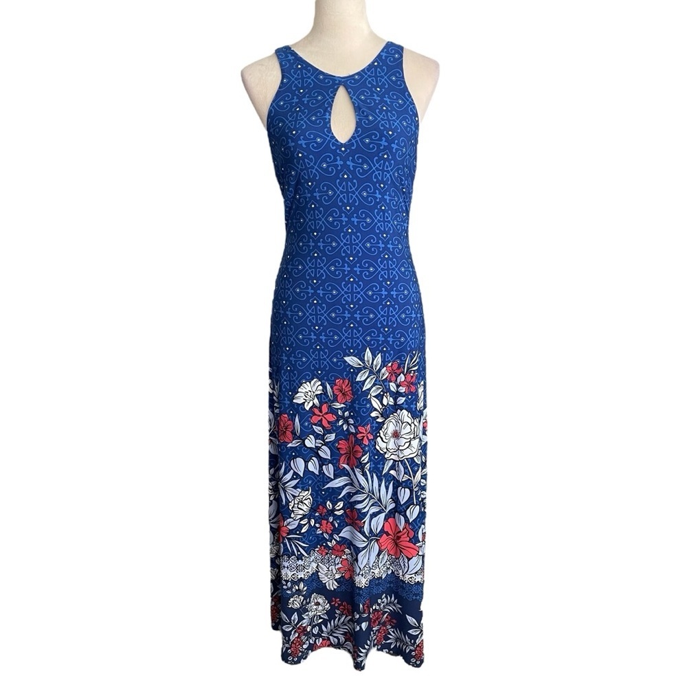 Tommy Bahama Womens Maxi Dress XS Floral Tropical Beach‎ Resort Coastal Flowy
